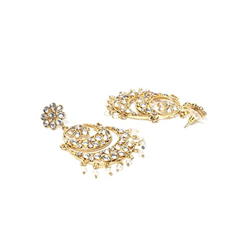 Exotic Floral Traditional Chandelier Earrings